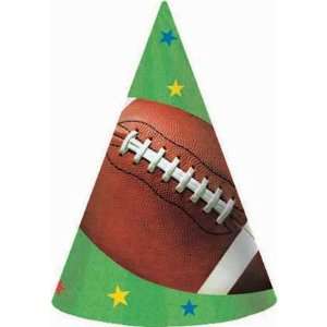  Football Fan Party Hats 8ct: Toys & Games