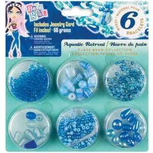 Bead Girl Glass Bead Kits Turquoise: Toys & Games