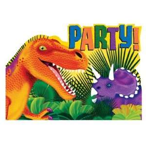  Prehistoric Party Postcard Invitations Toys & Games