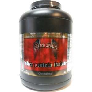  Rock Solid Whey Protein Isolate, Chocolate   80 Servings 