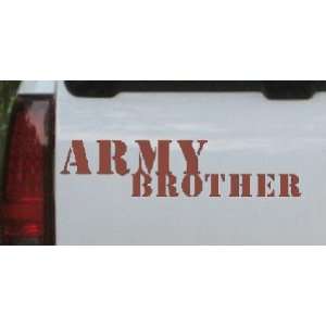 Brown 60in X 15.0in    Army Brother Military Car Window Wall Laptop 