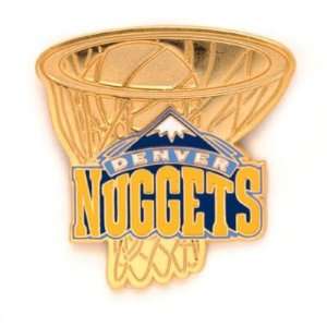  DENVER NUGGETS OFFICIAL LOGO LAPEL PIN: Sports & Outdoors