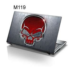  156 Inch Taylorhe laptop skin protective decal red skull 
