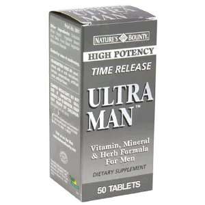  Natures Bounty Ultra Man High Potency Vitamin/Mineral 