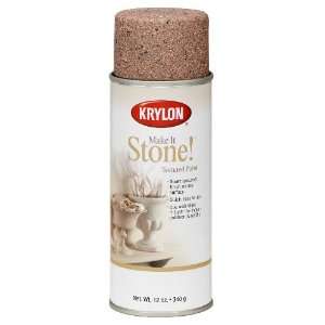  Krylon K18202 Make It Stone Textured Aerosol Spray Paint 