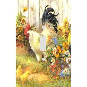  Garden Hens Decorative Switchplate Cover: Home Improvement