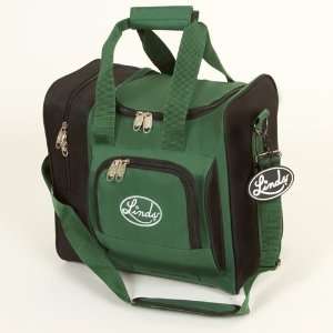  Linds Deluxe Single Tote Bowling Bag  Black/Green: Sports 