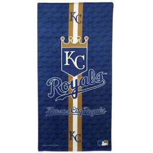   Royals 30 x 60 Royal Blue Team Stripe Beach Towel: Home & Kitchen