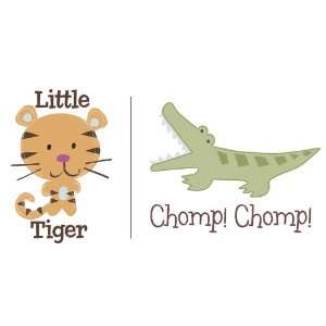    Uptown Baby Color Transfer Iron Ons 2/Pkg Chomp/L 