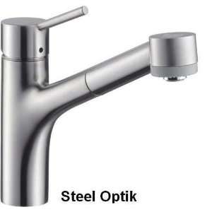  Talis S Single Handle Kitchen Faucet Steel Optik: Home 