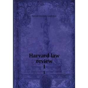  Harvard law review. 1: Harvard University. Law School 