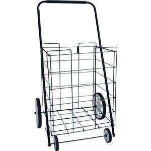   The Faucet Queens 39490 4 Wheel Black Shopping Cart: Everything Else