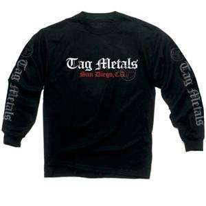  Tag Metals Chapter Long Sleeve T Shirt   Large/Black 