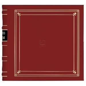   BONDED LEATHER 3 RING BI DIRECTIONAL MEMO ALBUM   RED   Photo Album