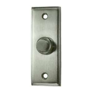   Solid Brass Contemporary Rectangular Bell Button BBS: Home Improvement