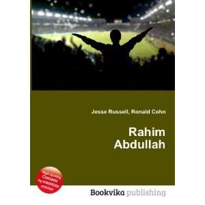  Rahim Abdullah Ronald Cohn Jesse Russell Books