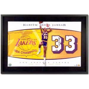  Kareem Abdul Jabbar Los Angeles Lakers Champions 