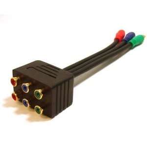   RCA Component Video 1 Male to 2 Female RGB Splitter Electronics
