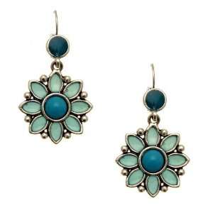 Acosta Jewellery   Turquoise Blue Sun Flower   Fashion 