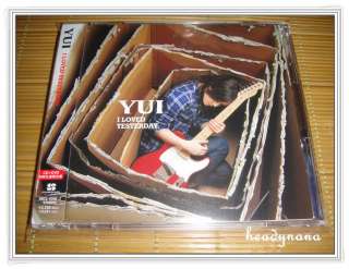 YUI I Loved Yesterday CD+DVD JAPAN LIMITED VERSION  