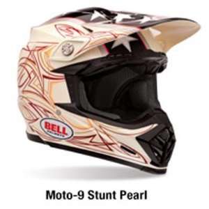   Moto 9 Off Road/Motocross Bike Helmet   Stunt Pearl