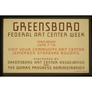  Photo Greensboro Federal Art Center week Open house June 7 