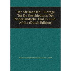   Afrika (Dutch Edition) Maatschappij Nederlandse Let Der Leiden