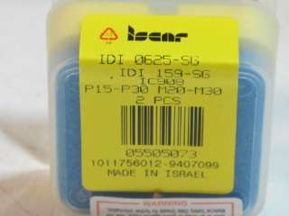   DCM 150 045 20A COOLANT CHAM DRILL & 10 IDI 0625 SG INSERTS  