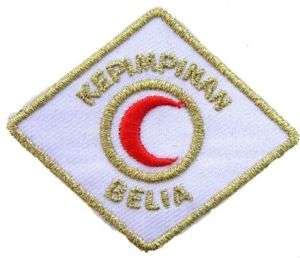 Malaysia Red Crescent Cap Patch #01  