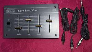 SIMA SSM 3 Channel Video Sound Mini Mixing Console  