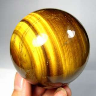 57mm Golden Tiger Eye Crystal Sphere/Ball tes57ie198  
