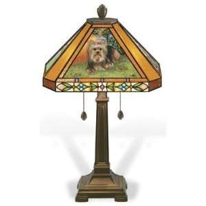  Yorkie Stained Glass Lamp: Home Improvement