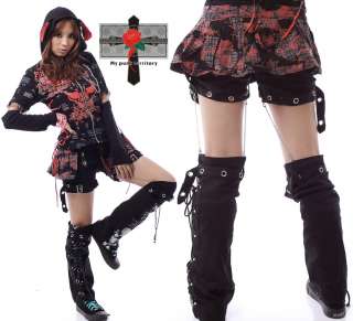 Visual Kei Rockabilly Hell 3WAY Zombie Emo Skirt Pants  