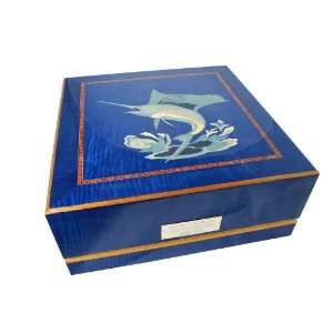  Orbita Giglio Blue Marlin 3 Watch Winder With Inlaid 