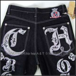 Crown Holder Men Embroidery 013S Denim Jeans Size 32 42  