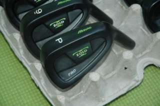 RARE MIZUNO FORGED T ZOID PRO 3 THRU PW (HEADS ONLY) SATIN BLACK OXIDE 