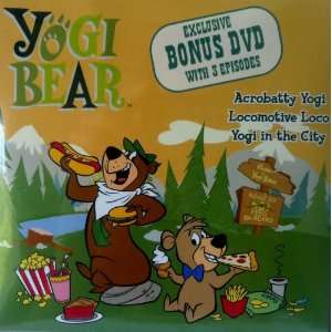 Yogi Bear Exclusive Dvd 3 Episodes, Acrobatty Yogi, Locomotive Loco 