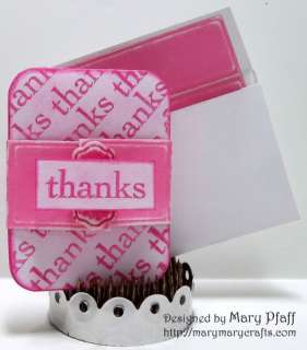 Here is another little card using Lifestyle Crafts Mini Collection. I 