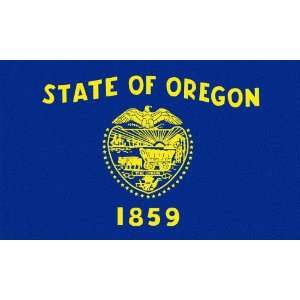  Oregon Flag 6 inch x 4 inch Window Cling: Home & Kitchen