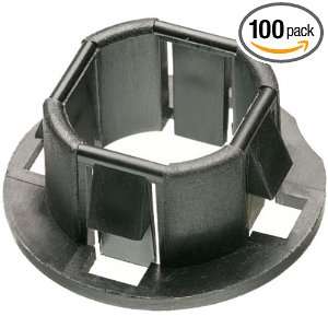 Arlington 4400 Plastic, 1/2 Inch Snap In Bushings for Knockouts, 100 