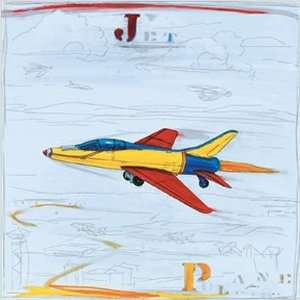  Art 4 Kids 44021 Jet Plane Wall Art Collection Picture 