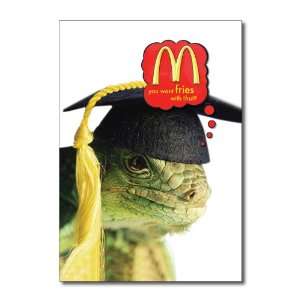 Lizard Funny Graduation Greeting Card