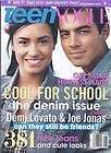 Joe Jonas Demi Lovato Teen Vogue August 2010 Brand New