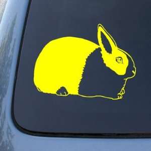   RABBIT   Bunny   Vinyl Car Decal Sticker #1510  Vinyl Color: Yellow