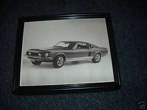 1968 SHELBY GT500KR KING OF THE ROAD FRAMED PHOTO  