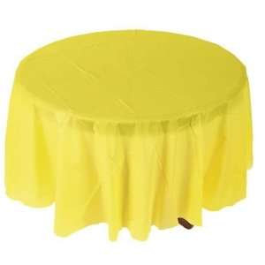  Yellow Round Table Cover   Tableware & Table Covers 
