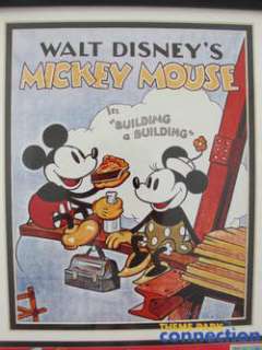 Art of Disney Celebration Mickey Minnie Mouse Framed Stamp & Artwork 