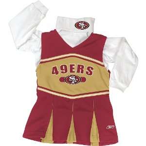  Reebok San Francisco 49ers Girls Cheer Jumper: Sports 