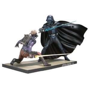   Wars Luke Skywalker vs. Darth Vader Vinyl Statue Figure Toys & Games