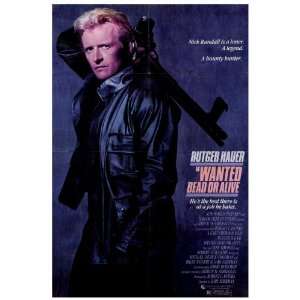  Wanted Dead Or Alive (1986) 27 x 40 Movie Poster Style A 